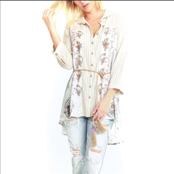 Anthropologie Tops - ARATTA Anthro The Stories of Old Tassel Shirt NWT Anthropologie Tops - ARATTA Anthro The Stories of Old Tassel Shirt NWT